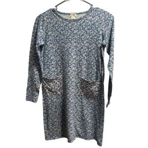 Crewcuts Girls' floral pocket T-shirt dress, size‎ 10